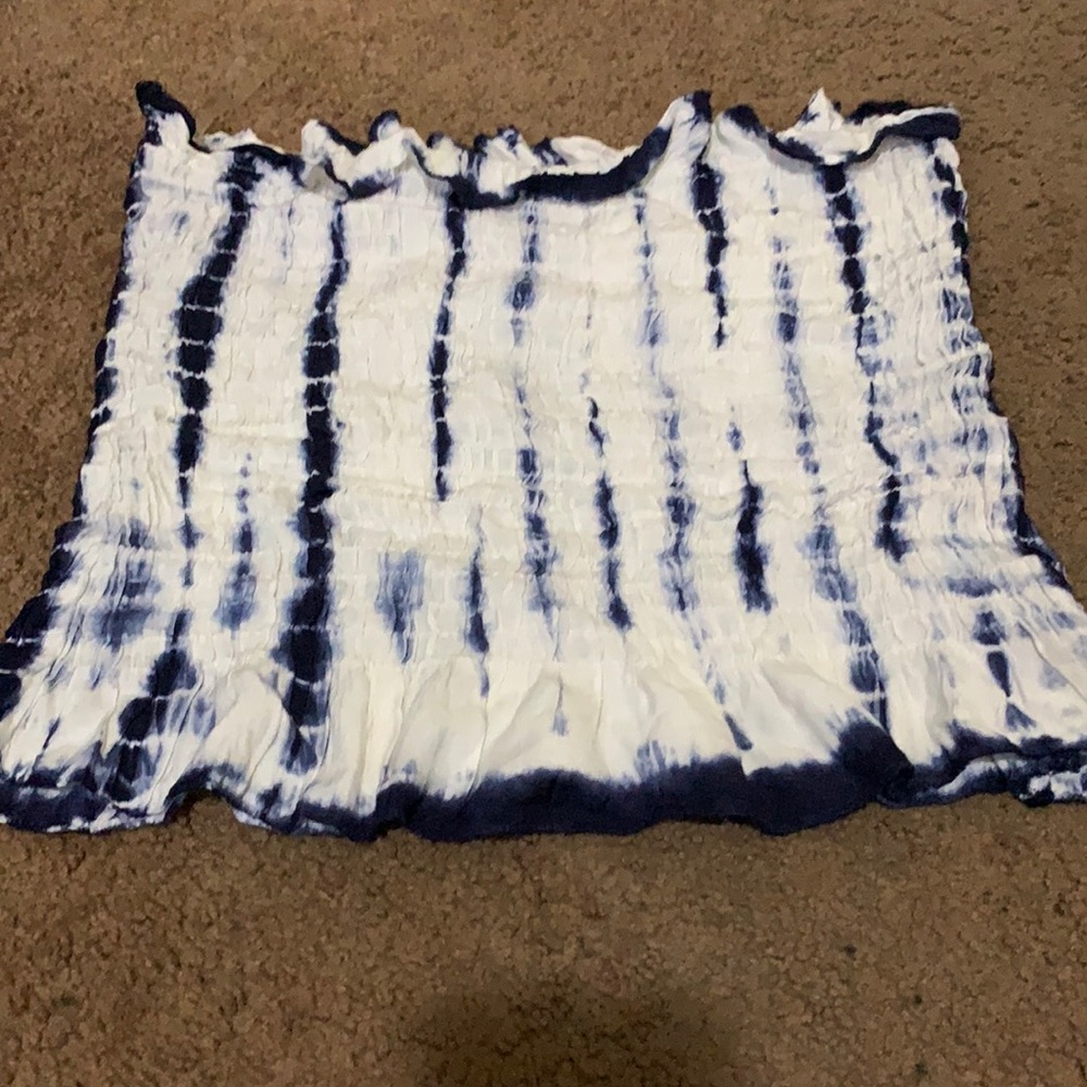 Tie dye tube top
